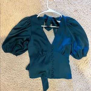 Abercrombie and Fitch NWT silky open back top